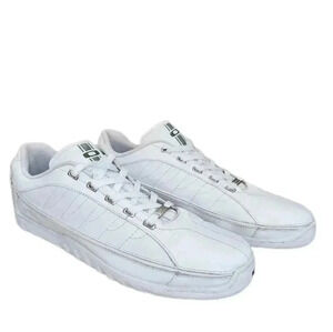 Vintage Oakley White X Chip Foose Design Three Palms Leather Sneakers, Men's 12